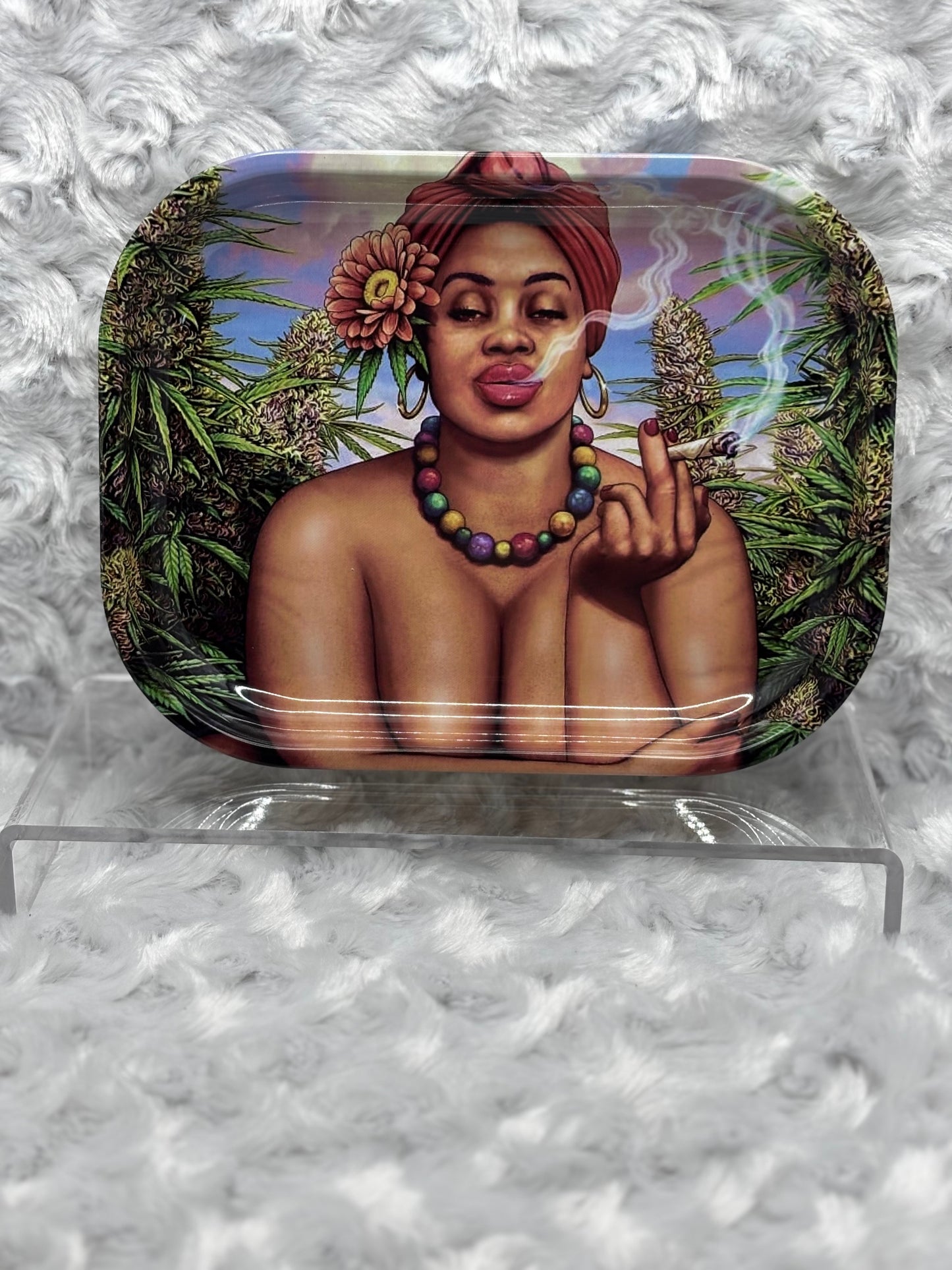 Puff Like a Queen Rolling Tray