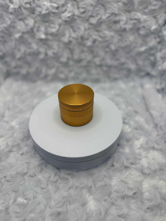 38mm Gold Herb Grinder – Shine with Every Grind