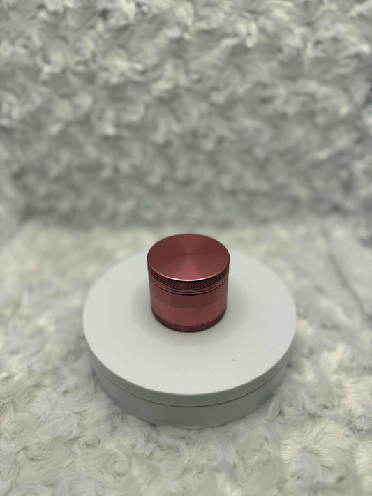 Compact 38mm Pink Herb Grinder – Grind in Style