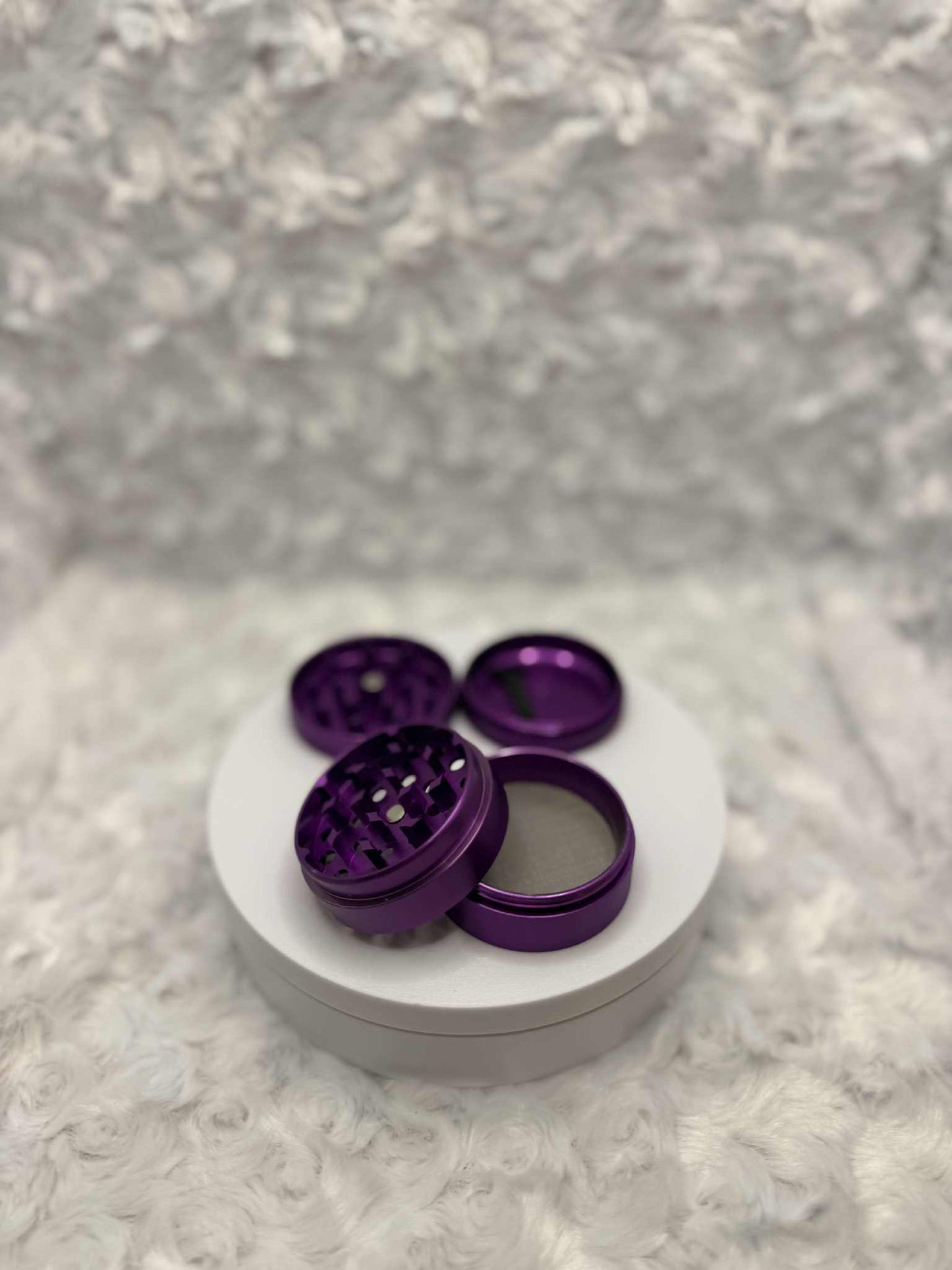 Compact 38mm Purple Herb Grinder – Grind in Colorful Style