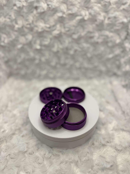 Compact 38mm Purple Herb Grinder – Grind in Colorful Style