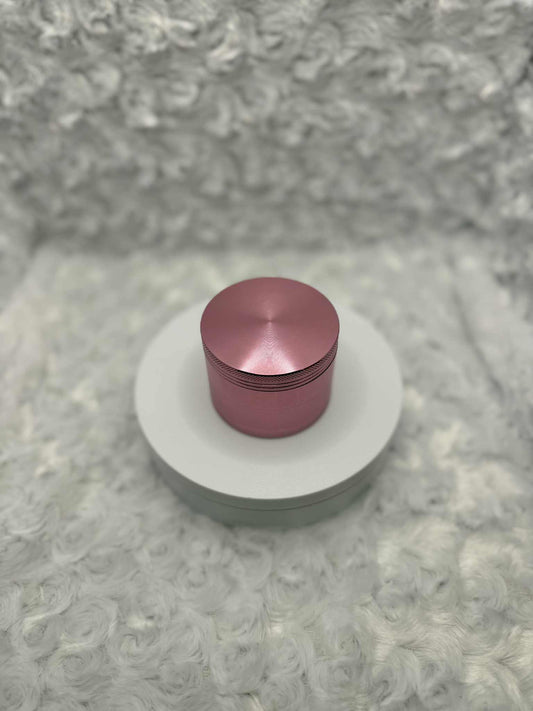 Pink 48mm Herb Grinder – Stylish, Smooth, and Efficient
