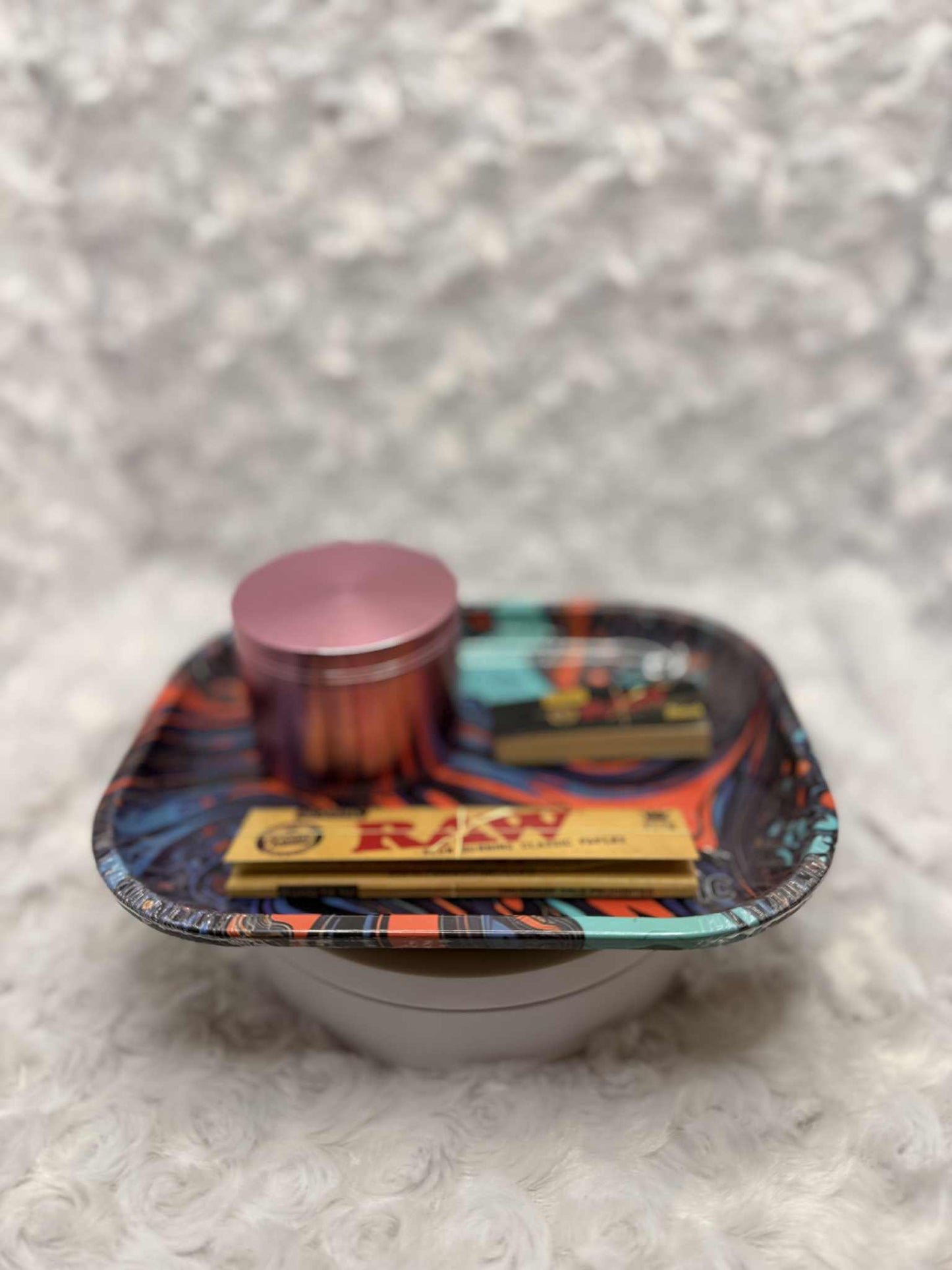 Rolling Tray w/Large Grinder Bundle