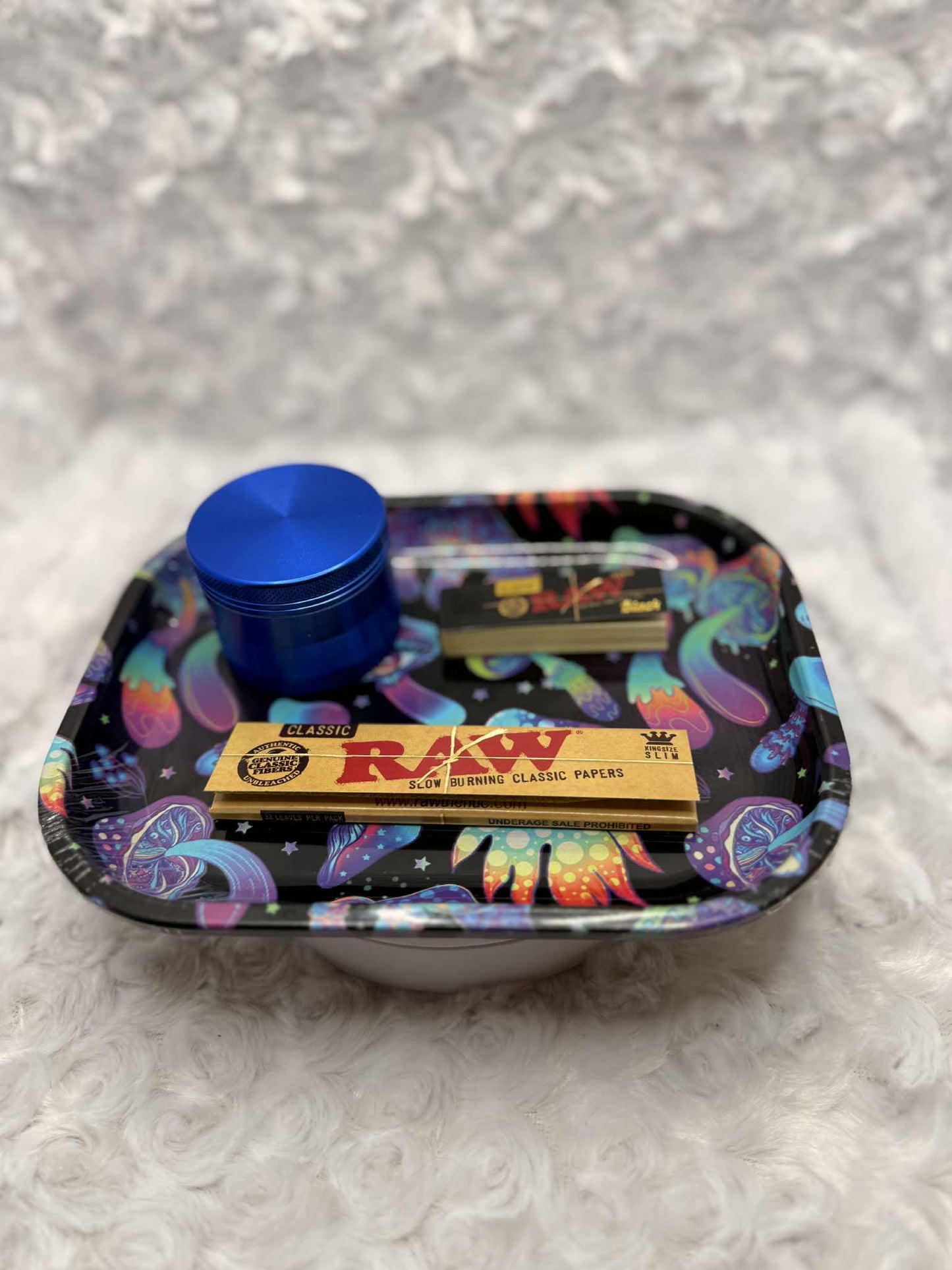 Rolling Tray w/Small Grinder Bundle
