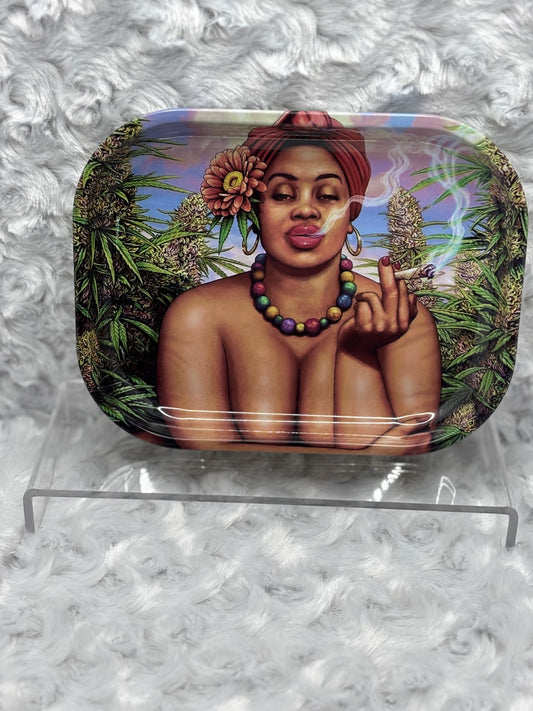 Puff Like a Queen Rolling Tray